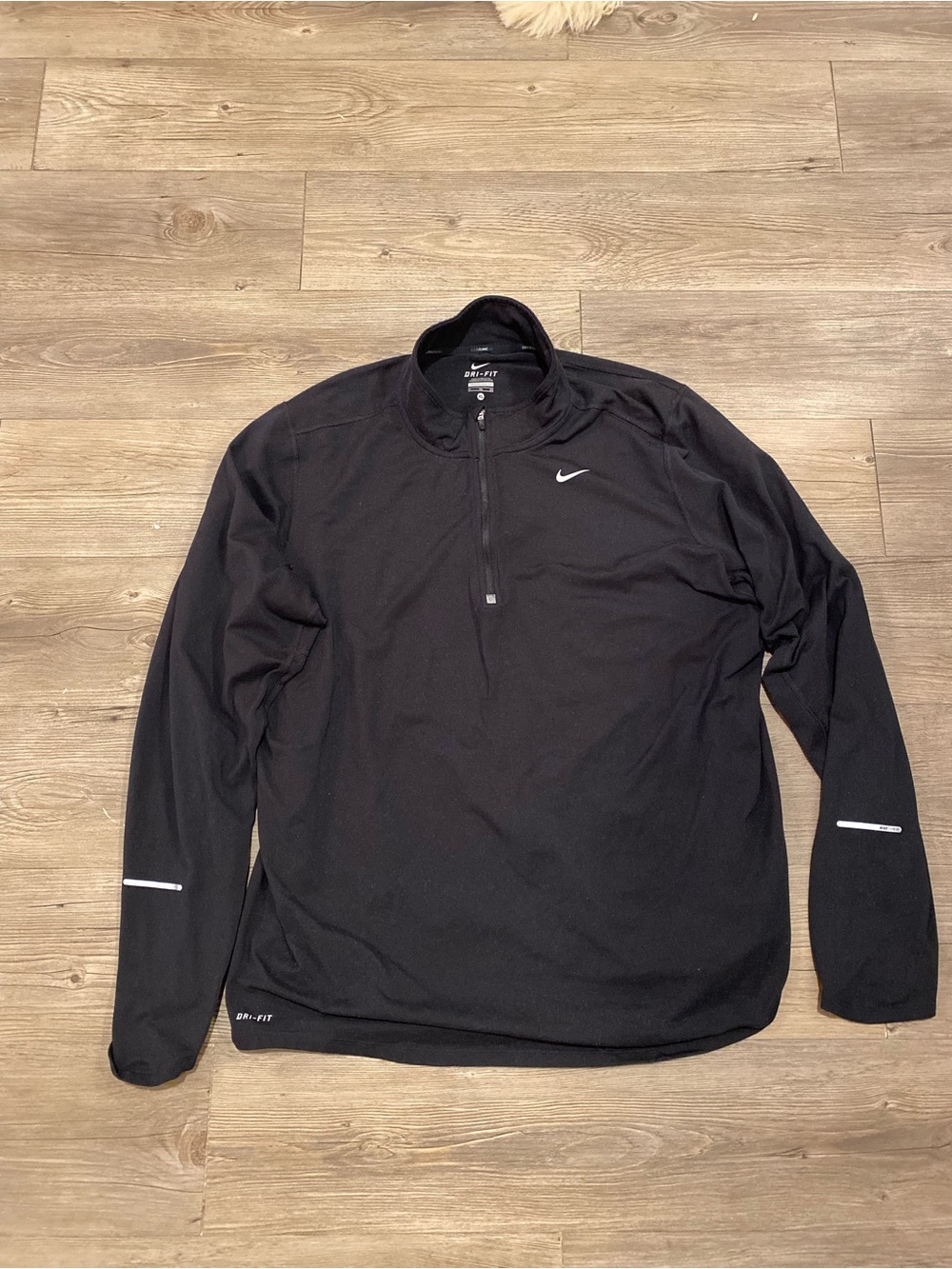 Nike Dri-Fit black quarter zip jacket